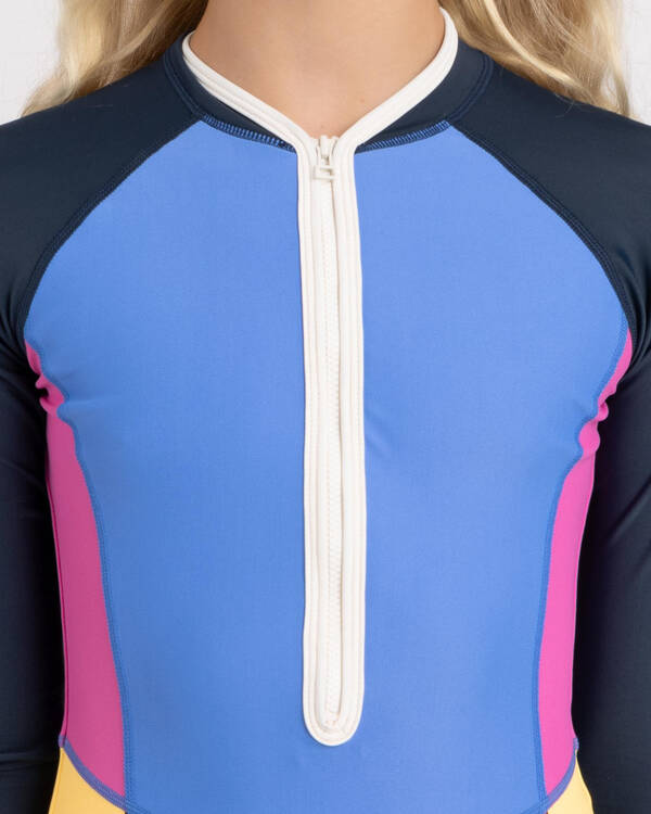 Rip Curl Girls' Block Party Long Sleeve Surfsuit for Womens