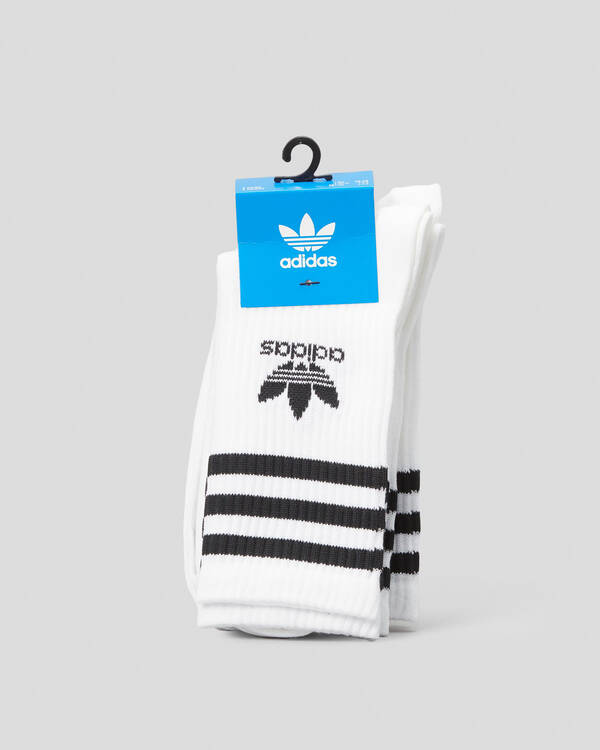 adidas Women's 3 Stripes Crew Sock Pack for Womens