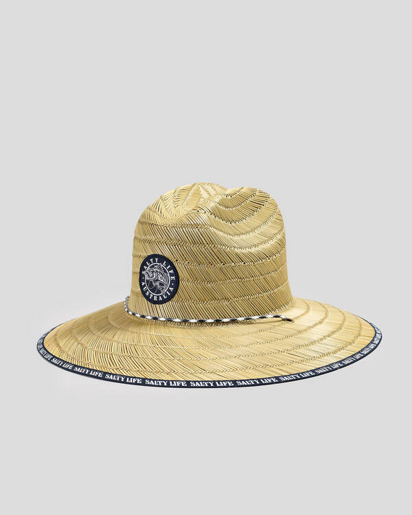 Salty Life Deep Straw Hat for Mens