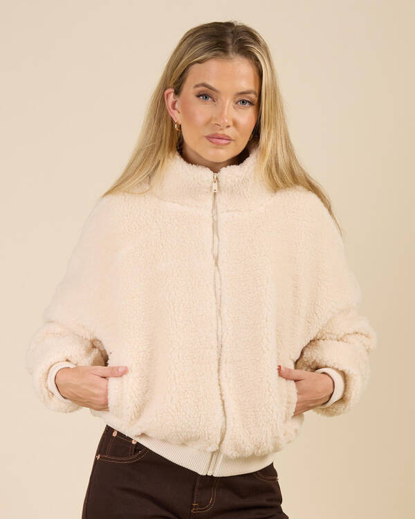 Mortiz Teddy Bomber Jacket