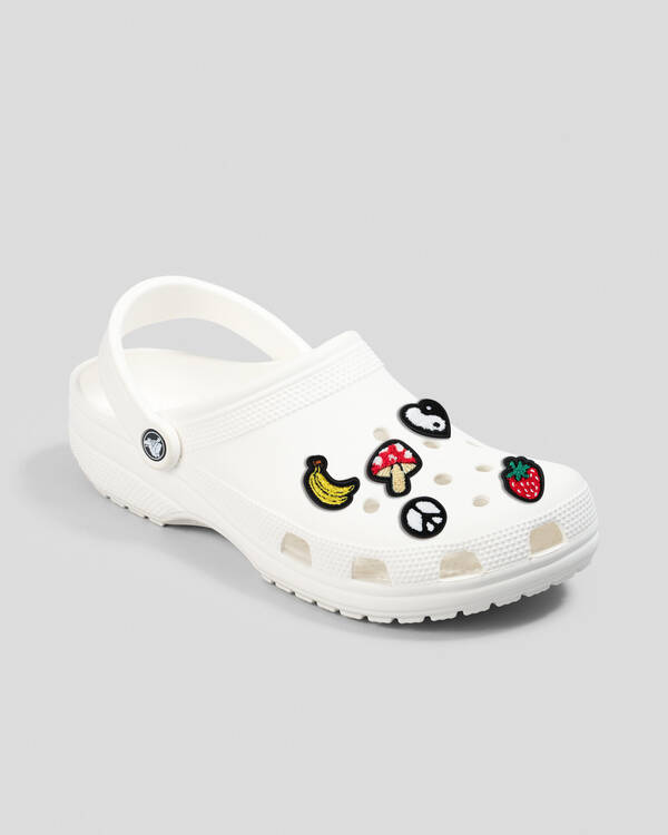 Crocs Peace & Love Tufted Patch Jibbitz 5 Pack for Unisex