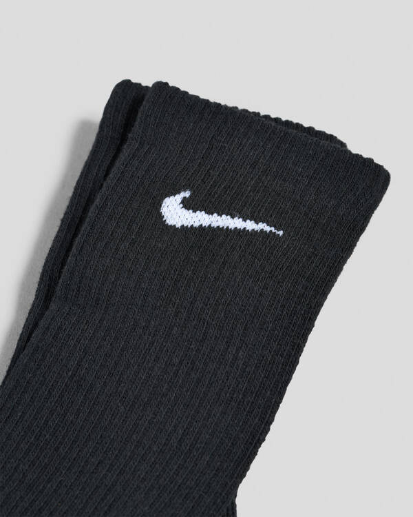 Nike Women's Everyday Plus Cushioned Training Crew Sock Pack for Womens