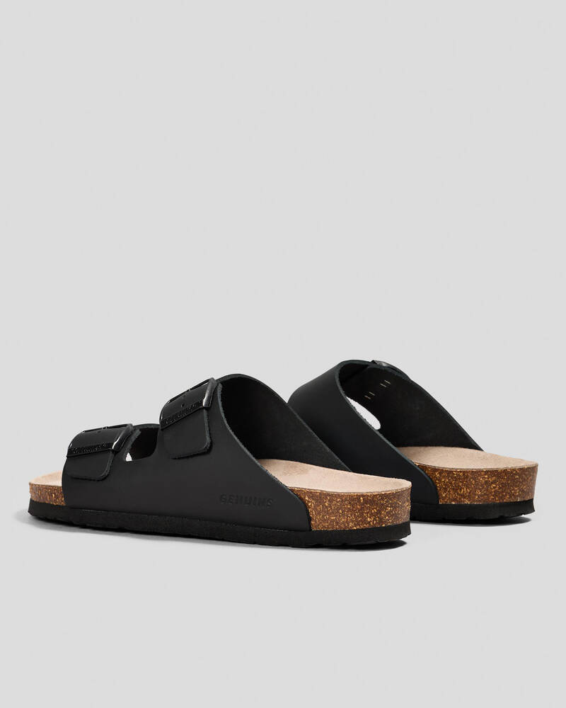 GENUINS Hawaii Oiled Leather Sandals for Mens