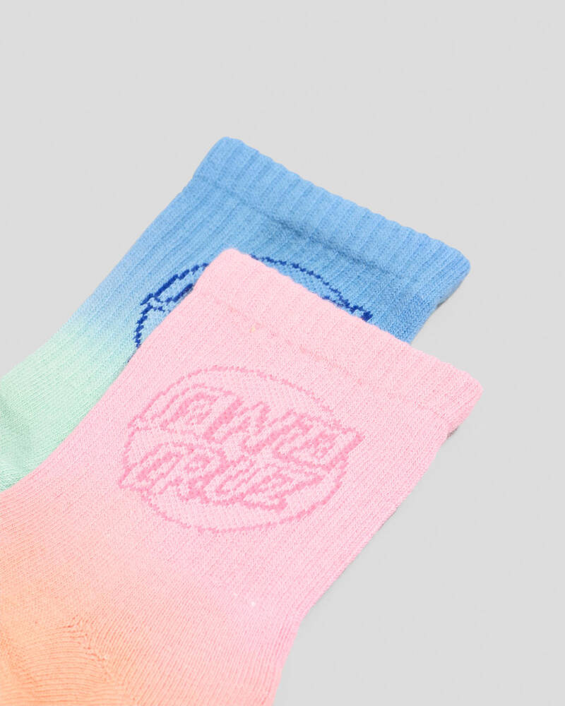 Santa Cruz Girl's Opus Dot Mid Sock Pack for Womens