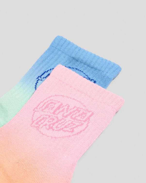 Santa Cruz Girl's Opus Dot Mid Sock Pack for Womens