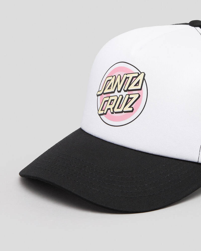 Santa Cruz Absent Gleam Dot Trucker Cap for Womens