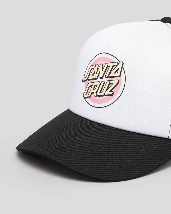 Santa Cruz Absent Gleam Dot Trucker Cap for Womens