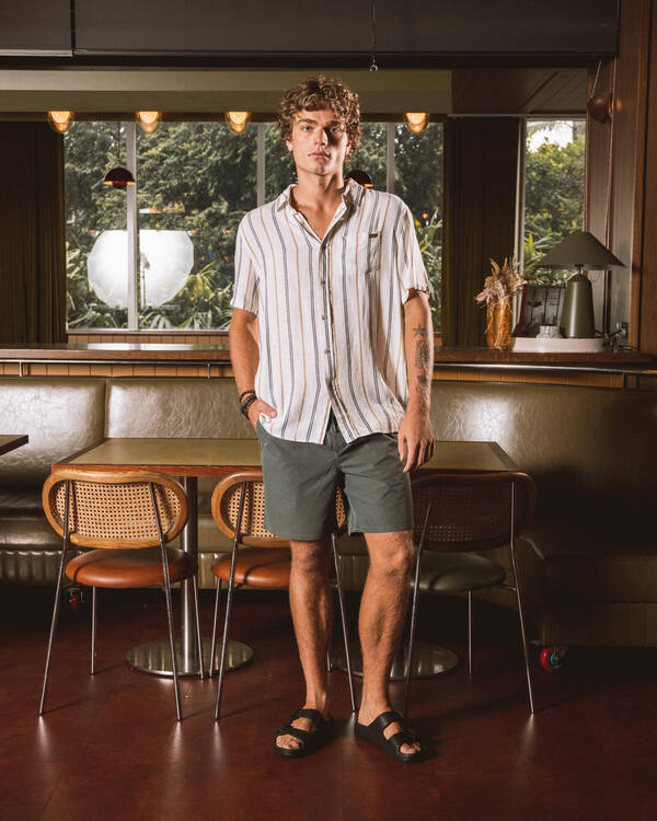 Skylark Reef Elastic Waist Shorts for Mens