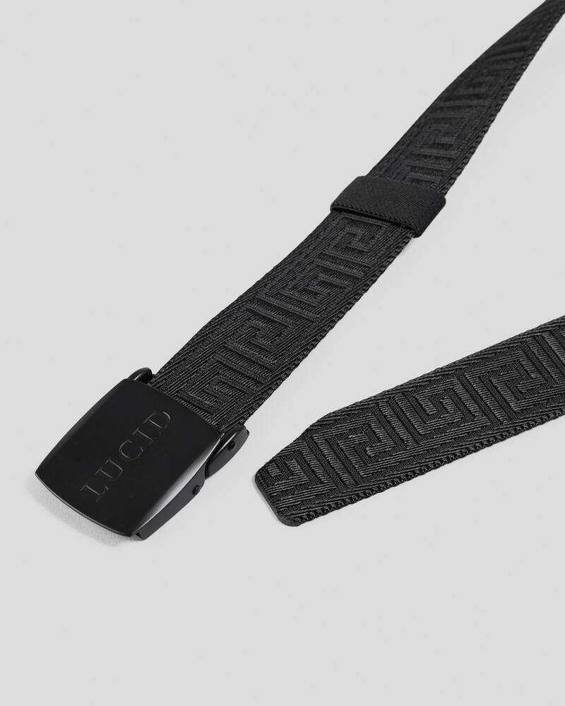 Lucid Pattern Web Belt for Mens