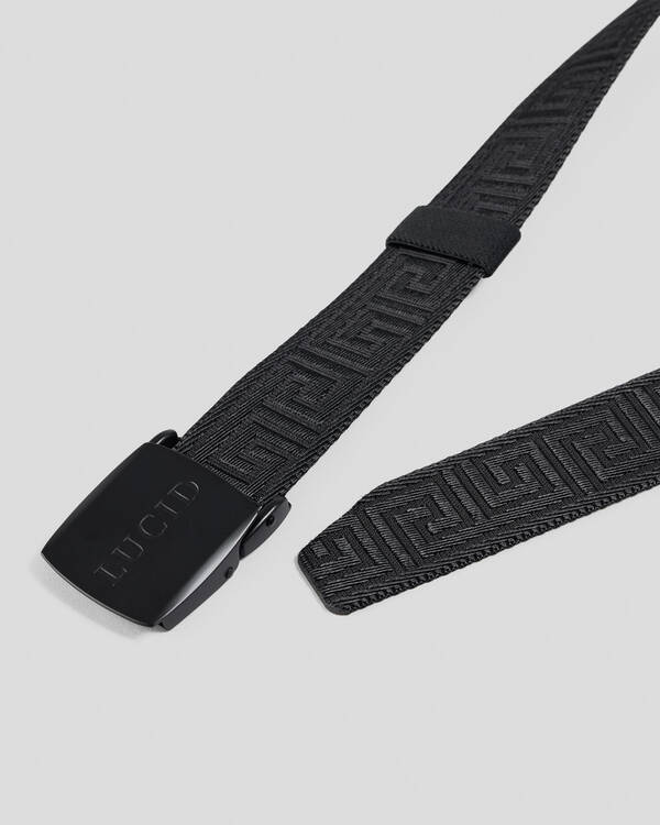 Lucid Pattern Web Belt for Mens