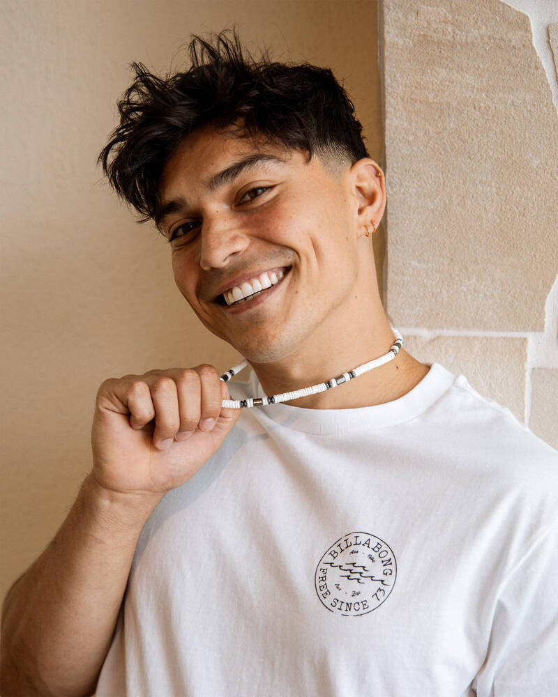 REPUBLIK Shell Beaded Necklace for Mens