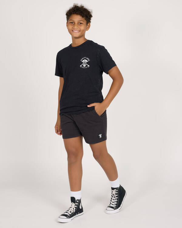 Salty Life Boys' Journey Elastic Waist Shorts for Mens