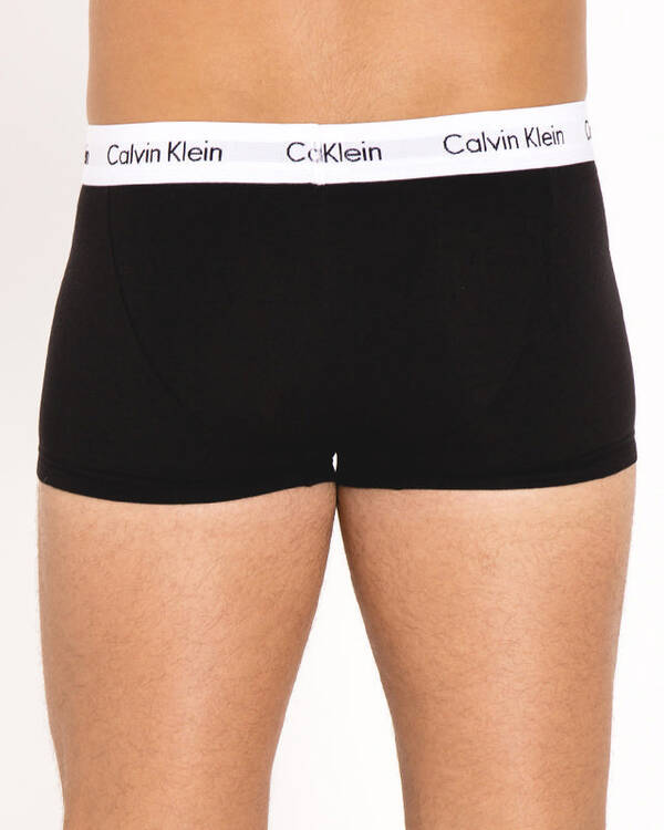 Calvin Klein Cotton Stretch Low Rise Trunks 3 Pack for Mens