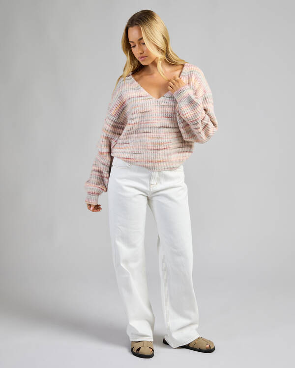 Mooloola Achilles V Neck Knit Jumper for Womens