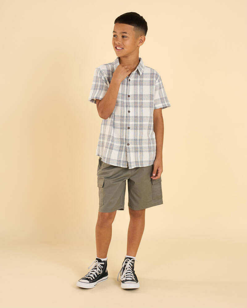 Jacks Boys' Coordinate Short Sleeve Shirt for Mens