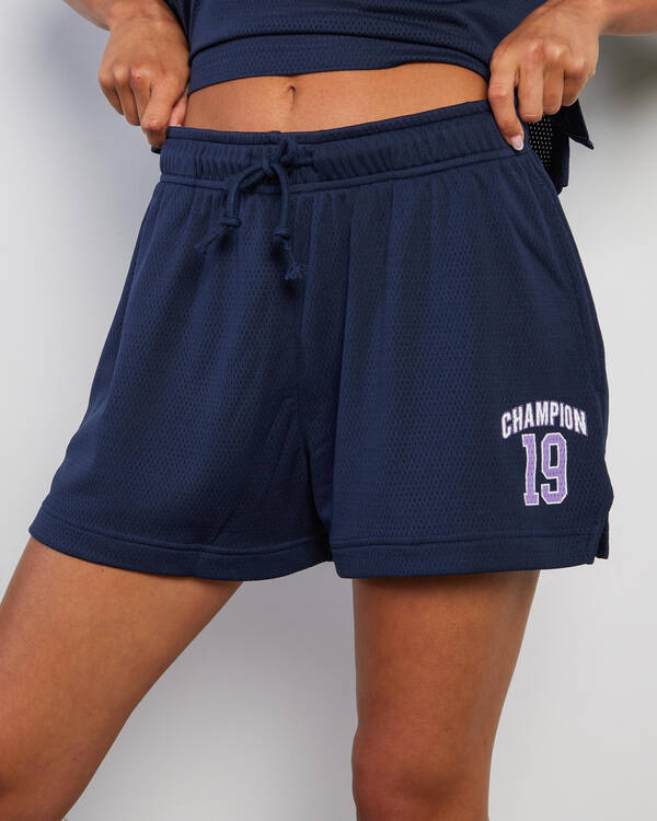 Champion Graphic Game Shorts for Womens