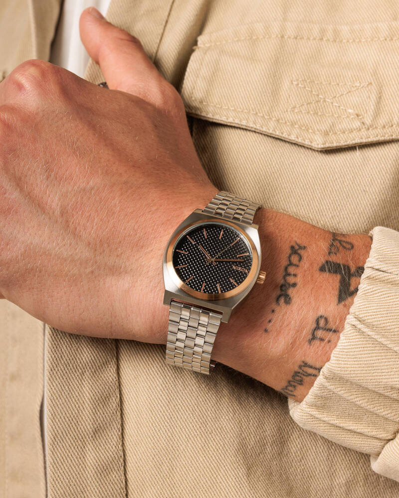 Nixon Time Teller SS Watch for Mens