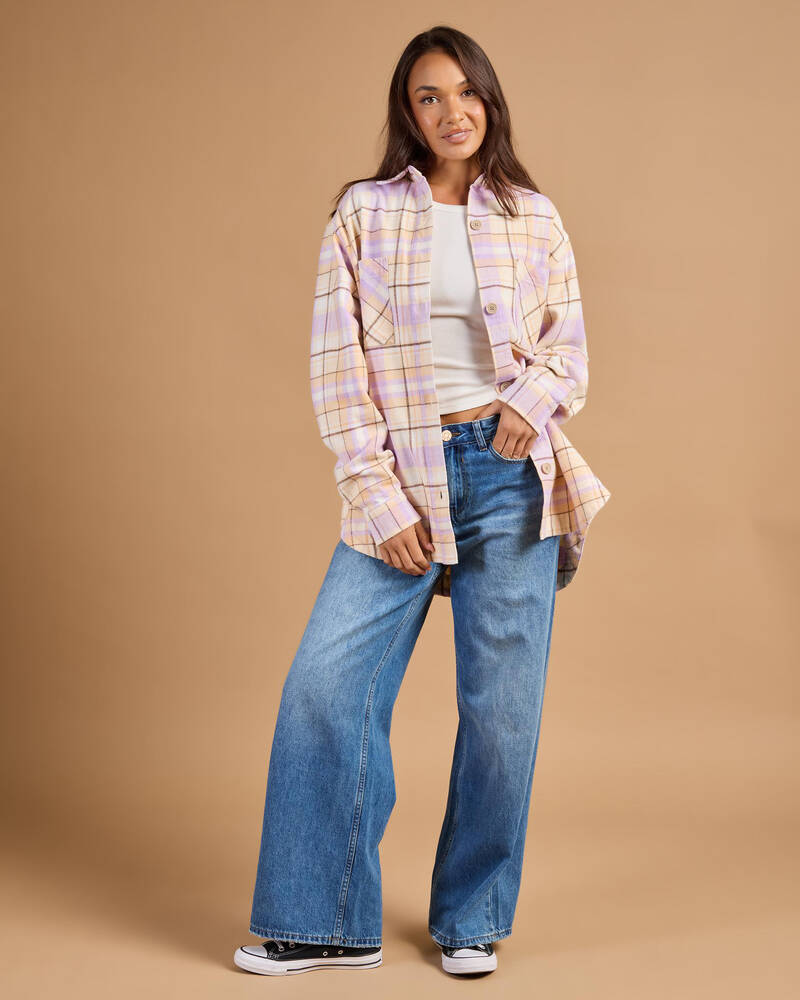 Rip Curl High Tide Soft Flannel Shirt for Womens