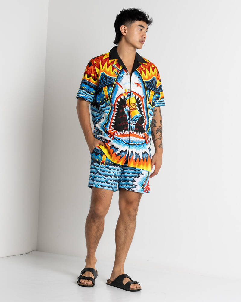 Milton Mango Jaws Short Sleeve Shirt for Mens