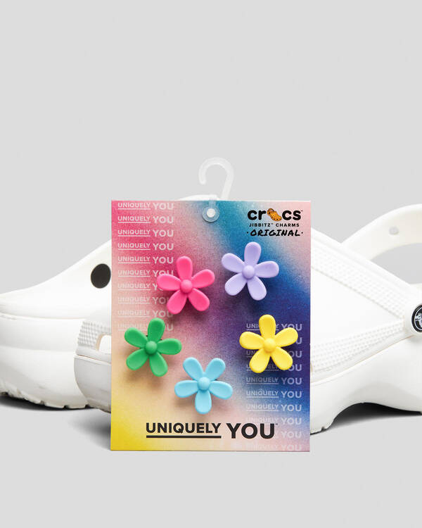 Crocs Flower Power Jibbitz 5 Pack for Unisex