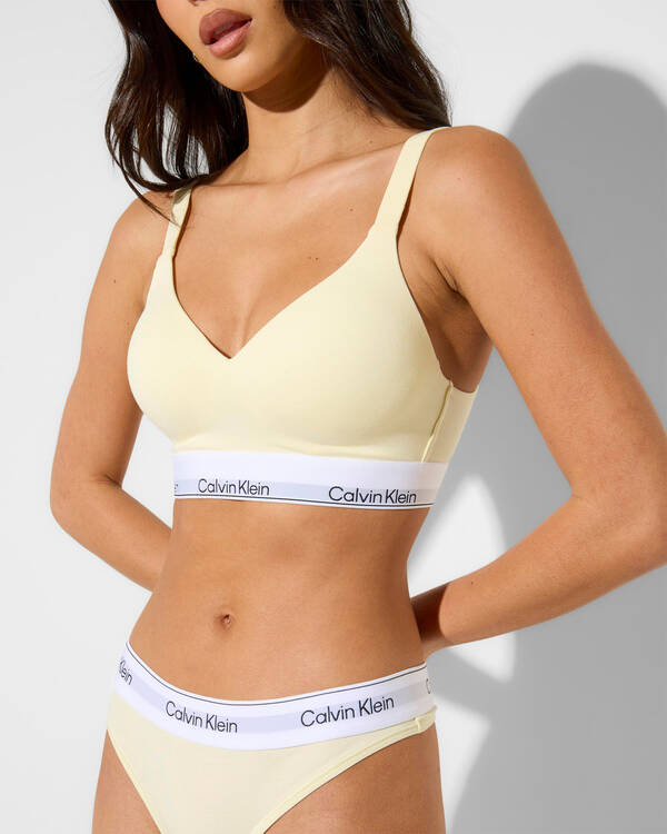 Calvin Klein Icon Cotton Modal Lift Bralette for Womens