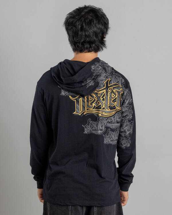 Dexter Altered Hooded Long Sleeve T-Shirt for Mens