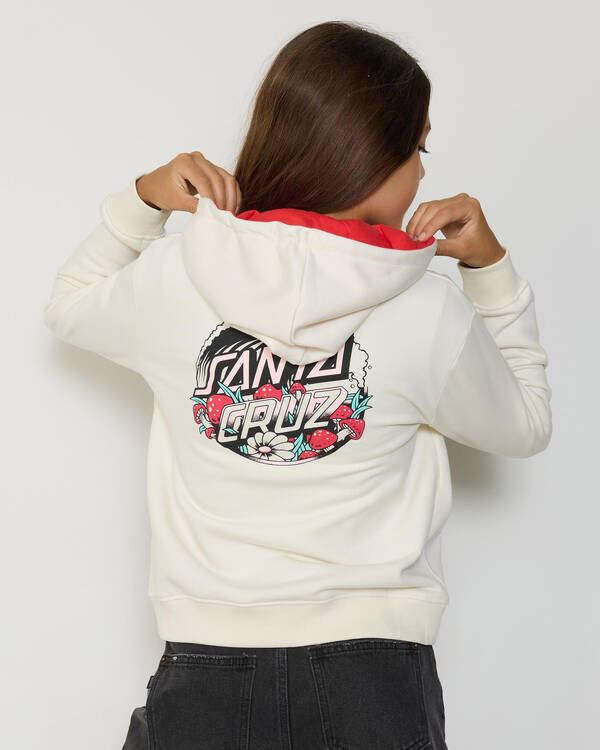 Santa Cruz Girls' Mushroom Wave Dot Splice Hoodie for Womens