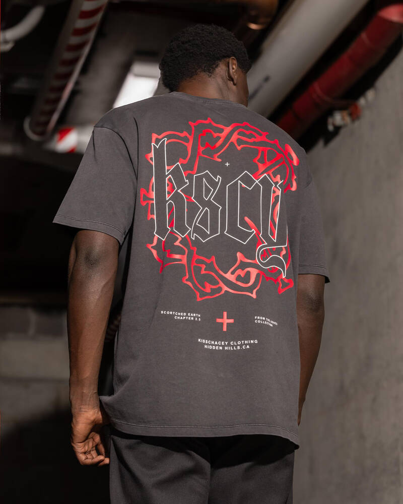 Kiss Chacey Taken Box Fit T-Shirt for Mens
