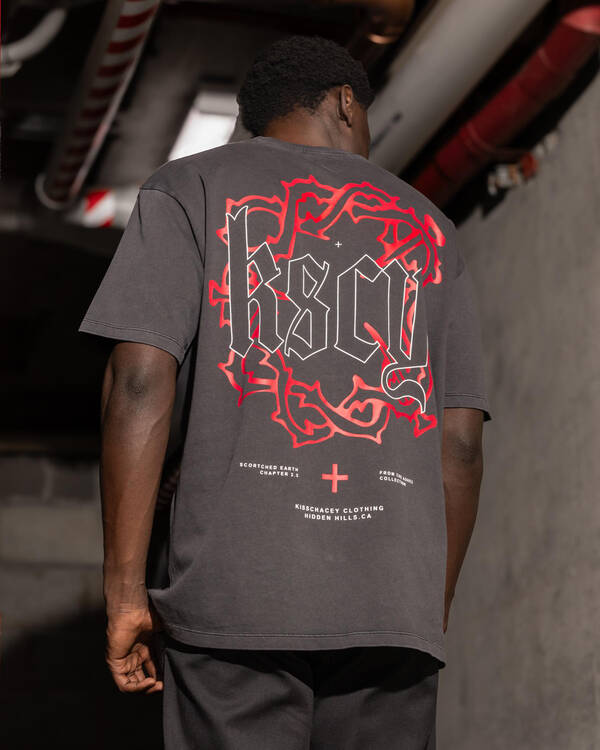 Kiss Chacey Taken Box Fit T-Shirt for Mens