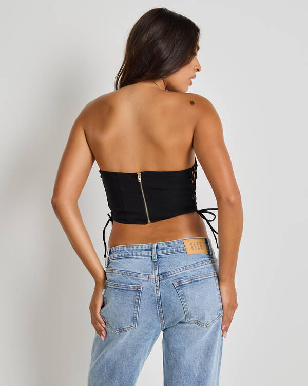 Ava And Ever Jessie Lace Up Corset Top for Womens