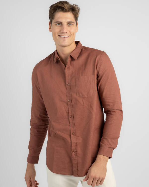 Skylark Hemp Long Sleeve Shirt for Mens