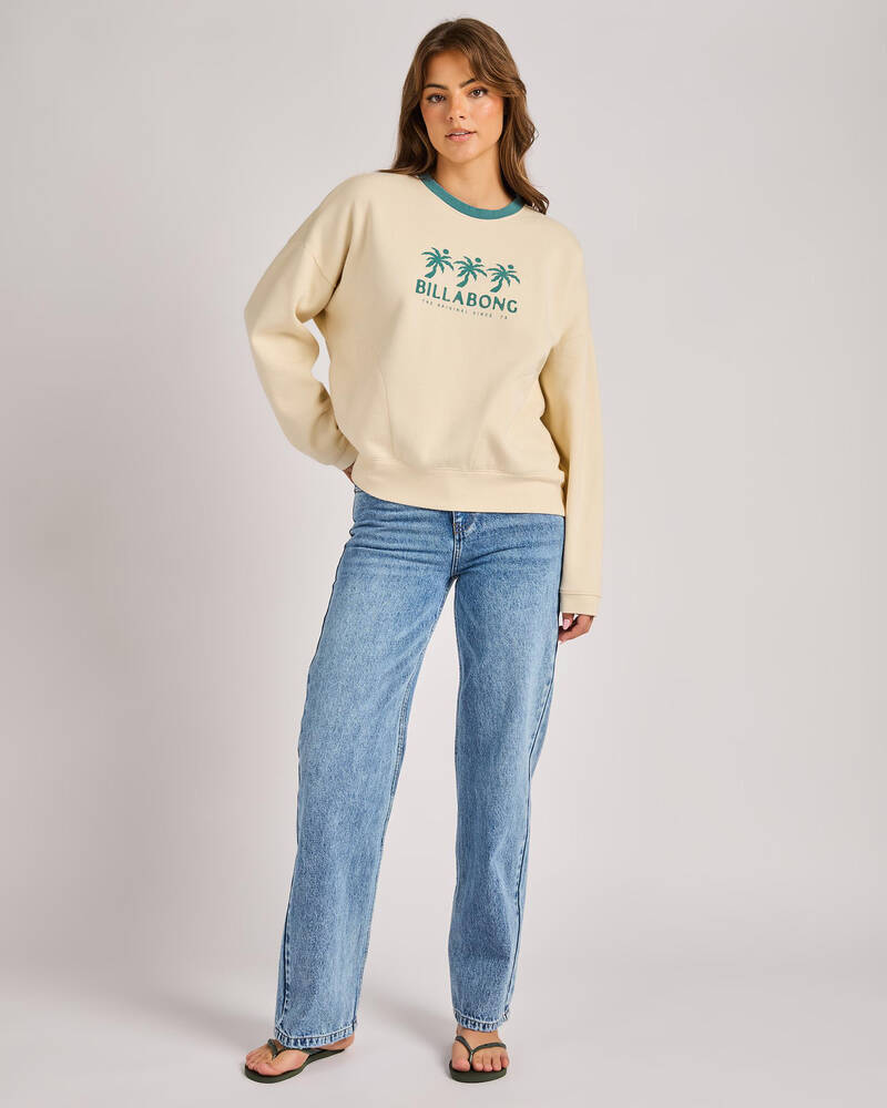 Billabong Triple Palms Crew Neck Sweatshirt for Womens