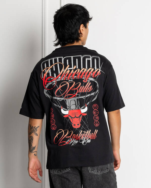 New Era Chicago Bulls Oversized Street T-Shirt for Mens
