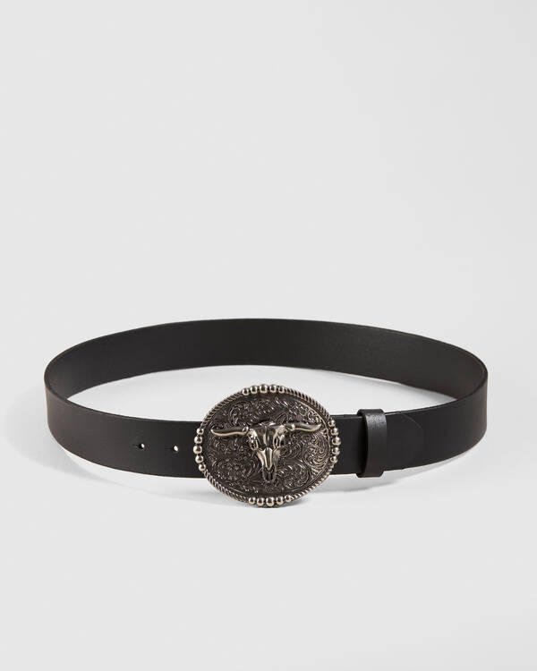 Miscellaneous Ranchman Leather Belt for Mens