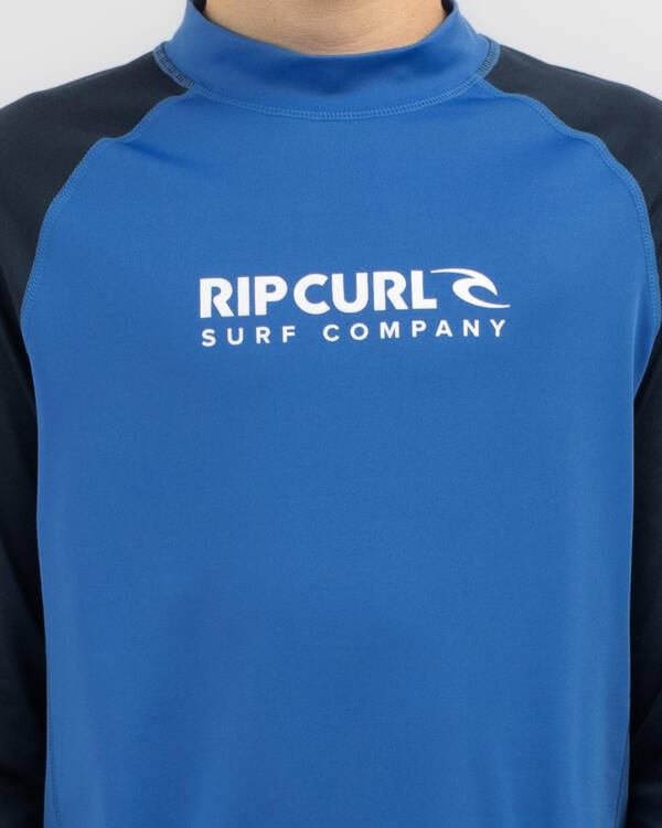 Rip Curl Boys' Shock Long Sleeve Rash Vest for Mens