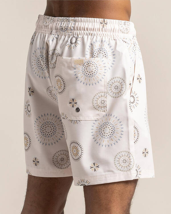 Jacks Circuit Elastic Waist Board Shorts for Mens