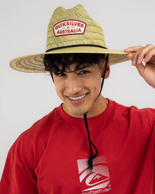 Quiksilver Destinado Pierside Straw Hat for Mens