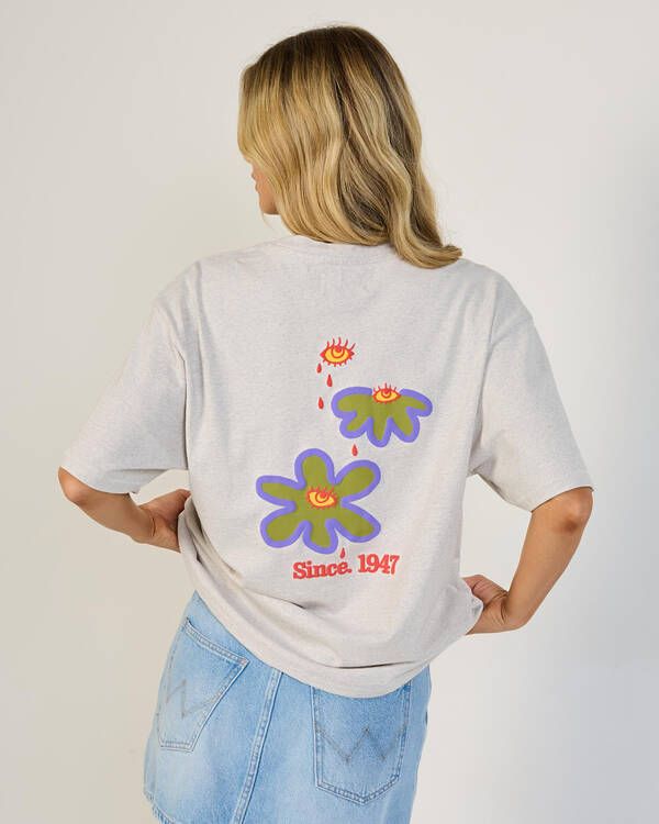 Wrangler Daisy Tears Slouch T-Shirt for Womens