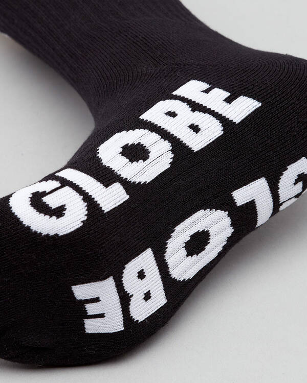 Globe Boys' Blackout Socks 5 Pack for Mens