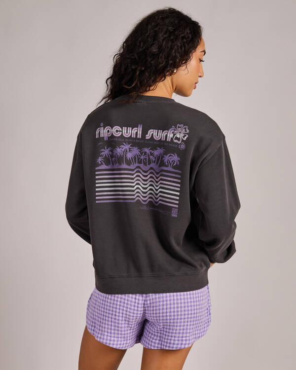 Rip Curl Neon Isles Crewneck Sweatshirt for Womens