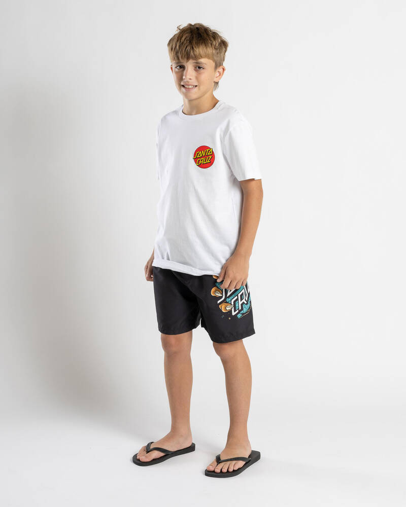 Santa Cruz Boys' Johnson Beast Dot Board Shorts for Mens