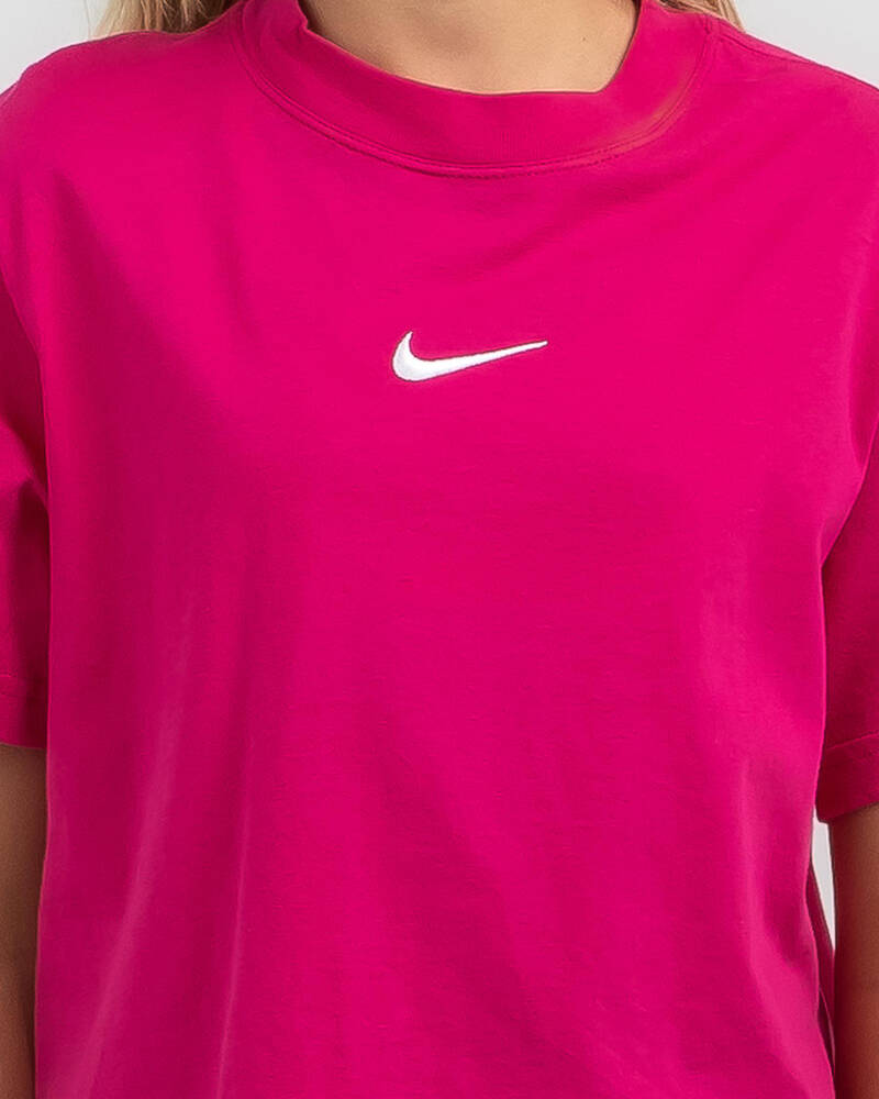 Nike Girls' Essential Short Sleeve Boxy T-Shirt for Womens