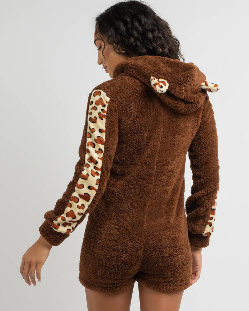 Mooloola Leopard Onesie for Womens