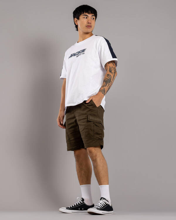 Jacks Edition Elastic Waist Shorts for Mens