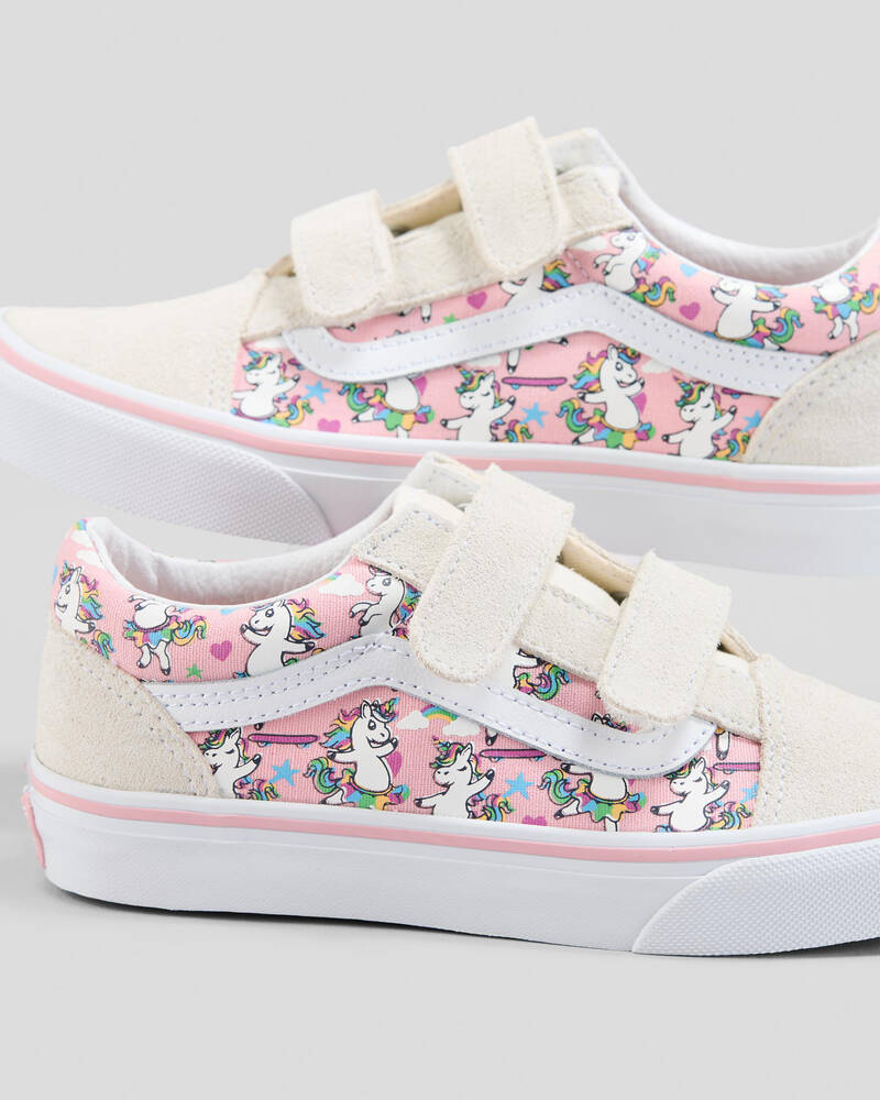 Vans Girls' Old Skool V Shoes for Womens