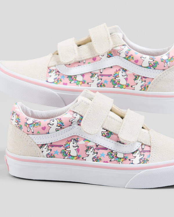 Vans Girls' Old Skool V Shoes for Womens
