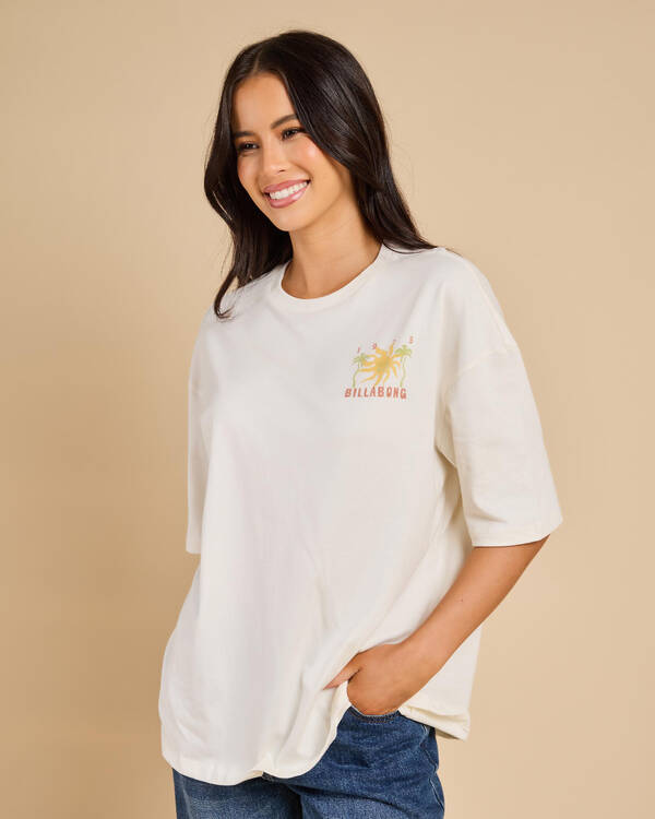 Billabong Hot Haze Oversized T-Shirt for Womens