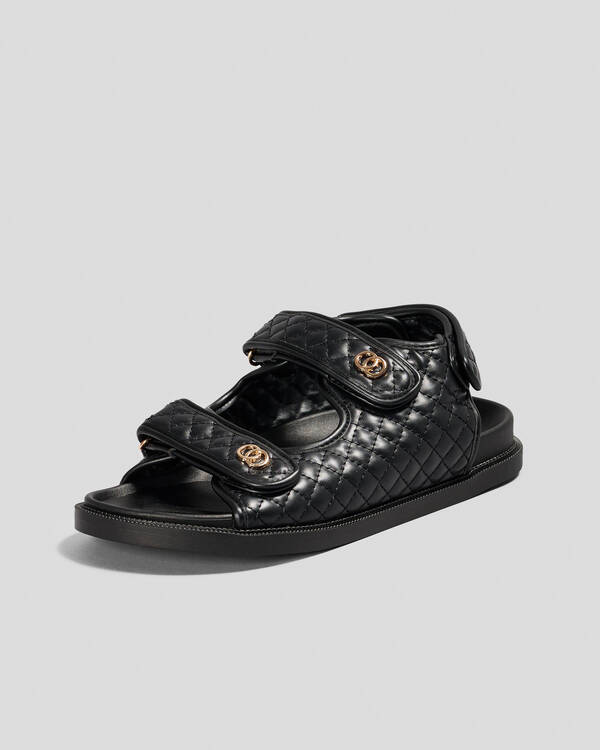 Ava And Ever Leo Quilted Slide Sandals for Womens