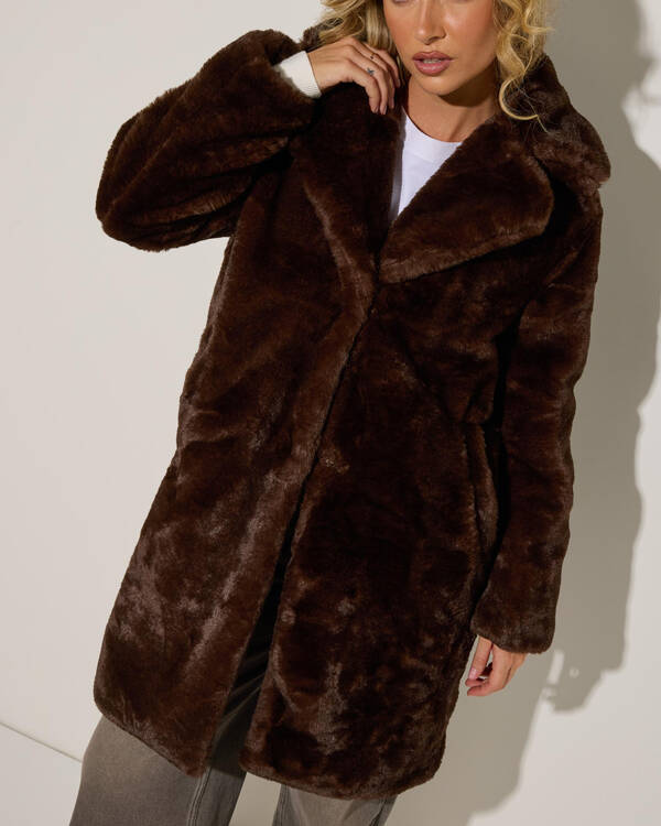 Ava And Ever Tallulah Faux Fur Jacket for Womens