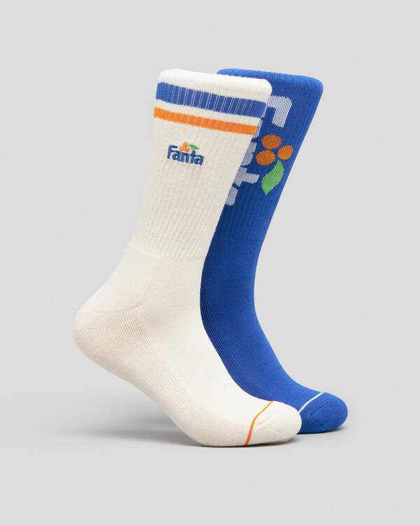 FOOT-IES Fanta Sneaker Socks 2 Pack for Mens